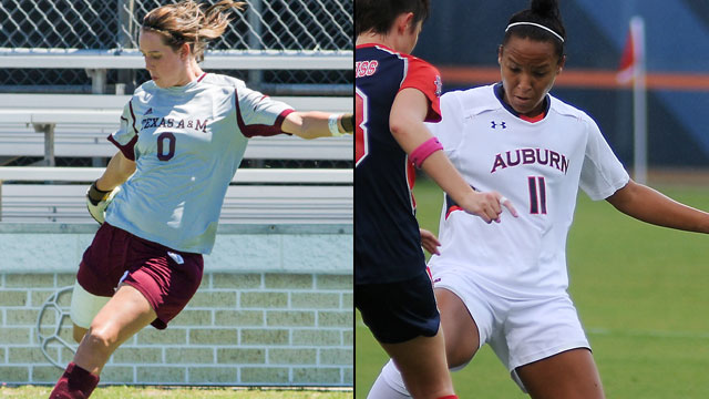 #2 Texas A&M vs. #6 Auburn (Semifinal #1): 2012 SEC Women's Soccer Tournament