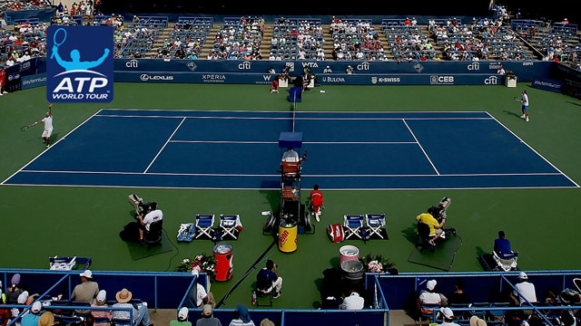 John Isner (USA) vs. Marcos Baghdatis (Cyp) (Quarterfinal)