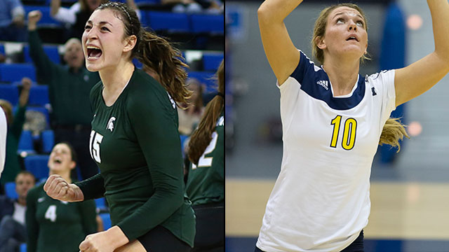 Michigan State vs. Michigan (Regional Semifinal #1): NCAA Women's Volleyball Championship