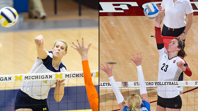 Michigan vs. #2 Stanford (Regional Final): NCAA Women's Volleyball