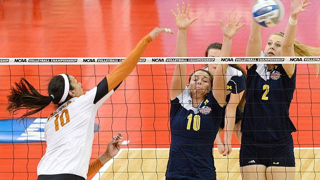 Michigan vs. #3 Texas (Semifinal #1): NCAA Women's Volleyball Championship