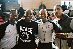 James Capers, Isiah Thomas, Danny Crawford, Derrick Rose
