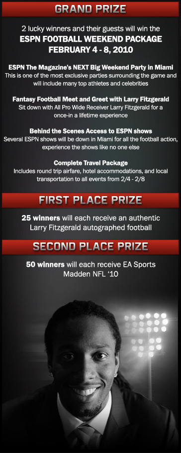 Sweepstakes Prizes