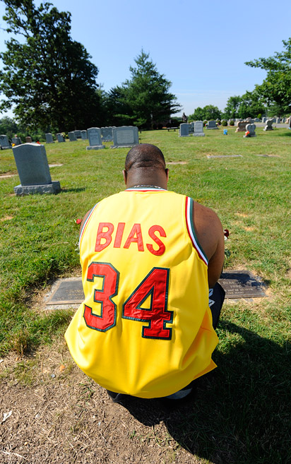 len bias celtics jersey