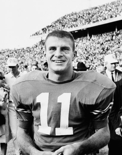 Navy QB Roger Staubach in action vs Army at Philadelphia Municipal News  Photo - Getty Images