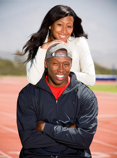 Mary and Al Joyner.