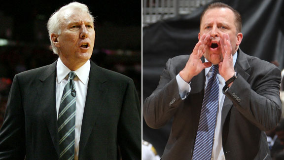 Gregg Popovich and Tom Thibodeau