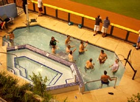 The pool at the BOB