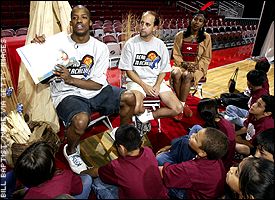 Steve Francis and Jeff Van Gundy