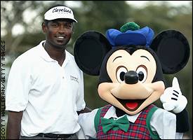 Vijay Singh and Mickey Mouse