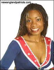 Patriots cheerleader