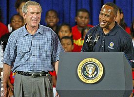 Pres. Bush/Lynn Swann
