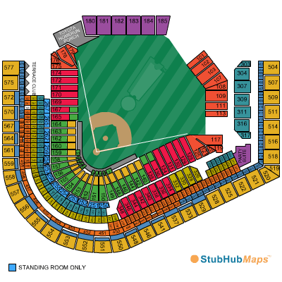 Indians Seating Chart