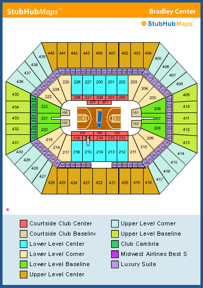 Bmo Harris Bradley Center Seating Chart Pictures Directions And History Milwaukee Bucks Espn 