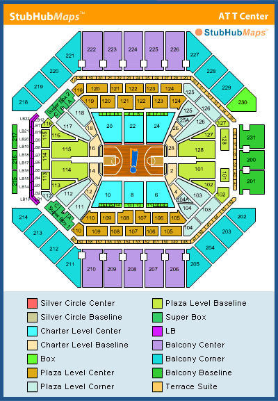 at-t-center-seating-chart-pictures-directions-and-history-san