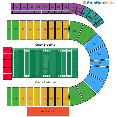 stadium nippert seating notes