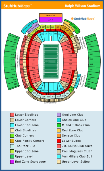 Rich Stadium Buffalo Seating Chart