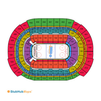 florida panther map. Panthers Club seating includes