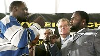 Hasim Rahman and James Toney