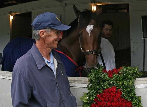 Trainer Michael Matz and Barbaro