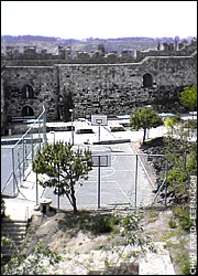 Basketball court in Jerusalem