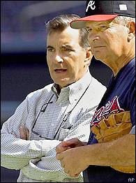 John Schuerholz and Bobby Cox