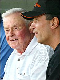 Lee Mazzilli and Earl Weaver