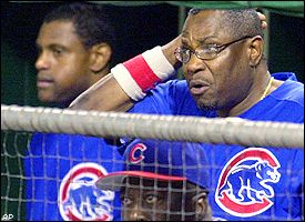 Sammy Sosa and Dusty Baker
