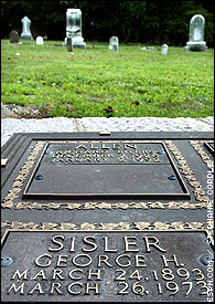 George Sisler's grave