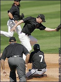 Craig Counsell and Royce Clayton