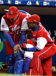 Roger Machado and Carlos Tabares.