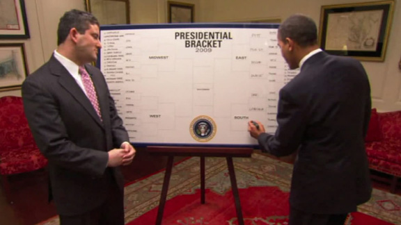 barack obama bracket picks. President Barack Obama fills