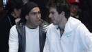 Juan Mart�n del Potro venci� a Roger Federer en el Masters