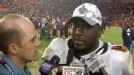 Jonathan Vilma y Sedrick Ellis hablan tras la victoria de los Saints