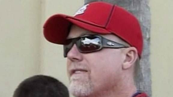 Mark McGwire addresses the mark mcgwire before and after steroids. Mark McGwire addresses the