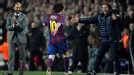 Liderado por un fabuloso Leo Messi, el Barcelona, el defensor del t�tulo, se clasific� con brillantez para los cuartos de final tras eliminar con suficiencia al Stuttgart (4-0) y dio un paso m�s hacia el sue�o de jugar la final de la 'Champions' en el Santiago Bernab�u