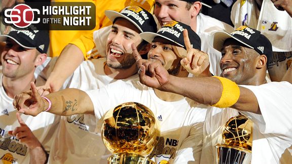Los Angeles Lakers Win 16th NBA Title Los Angeles Lakers Win 16th NBA Title