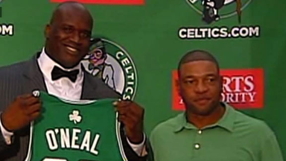 shaquille o. Celtics Introduce Shaquille O#39;