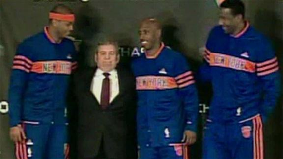 new york knicks big 3. Carmelo Joins Knicks