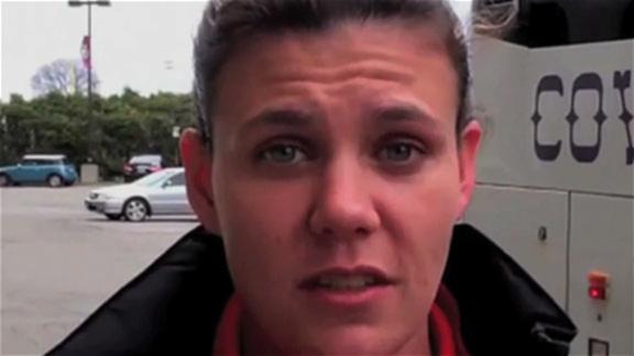 Christine Sinclair in the latest installment of her blog