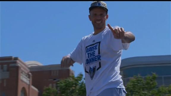 dallas mavericks coach rick carlisle. The Dallas Mavericks celebrate