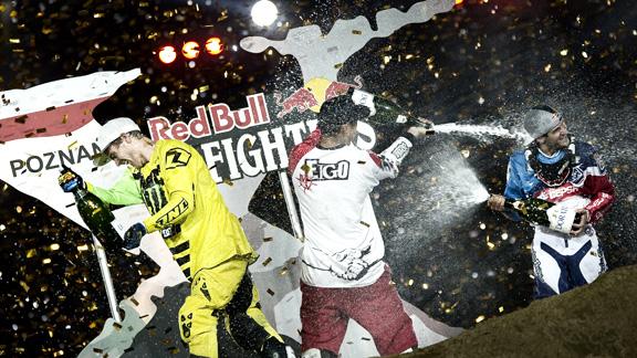 Nate Adams wins fifth round of the Red Bull XFighters World Tour in Poznan