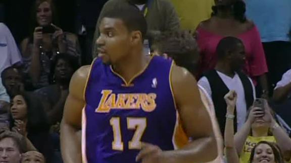 Video - Bynum, Lakers Top Grizzlies In 2 OT