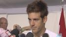 Juan Mart�n Del Potro le gan� 6-1, 6-2 y 6-1 a un agotado Marin Cilic y defini� el cuarto punto de la Davis. Argentina le gan� 4-1 a Croacia y enfrentar� a Rep�blica Checa en semi.
