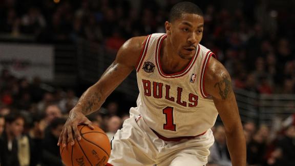 Bulls' Rose (foot) game-time vs. Bobcats