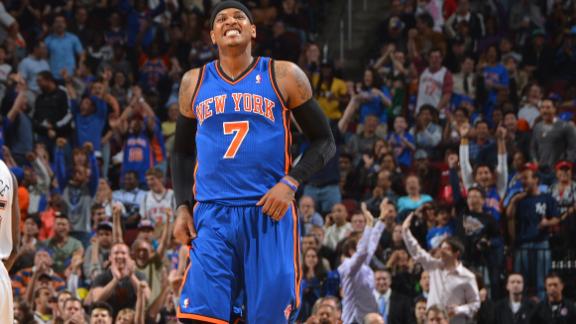 Video - Melo Starts Hot as Knicks Beat Nets