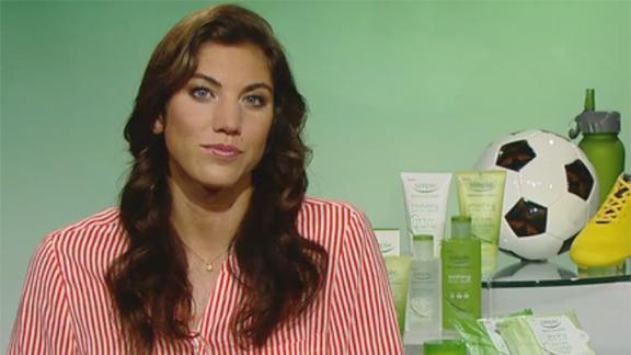 Hope Solo on Olympics hectic life