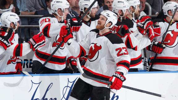 Devils Edge Rangers To Even Series