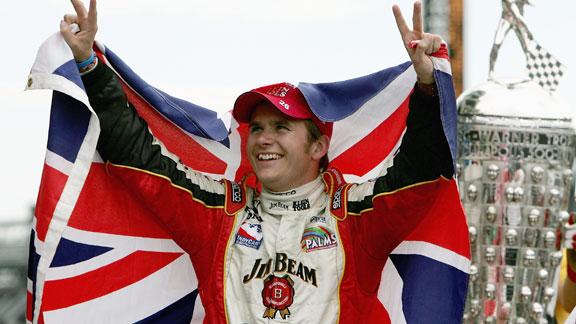 Dan Wheldon's late pass on Danica Patrick held up for the Brit to win his