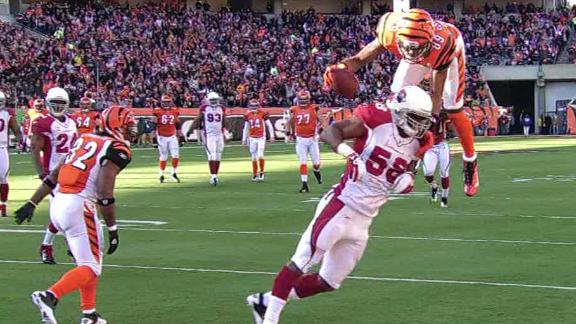 Jerome Simpson flipping out.  American football, Simpson, Bengals